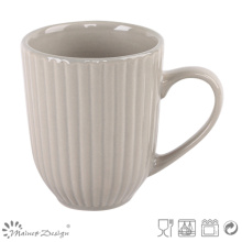 12oz geprägte Keramik Kaffeetasse